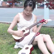 Ukulele người mới bắt đầu học sinh trưởng thành nam và nữ Yurikke 21 inch 23 inch nhạc cụ xanh bạc hà guitar nhỏ - Nhạc cụ phương Tây