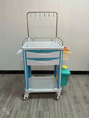 Инструмент кабинет 医院用abs输液车送药车药品收纳抢救车abs塑料小推车多功能麻醉车