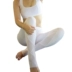 Mùa xuân và mùa hè của phụ nữ cao eo và nhanh chóng làm khô tập thể dục dance stretch thể thao quần mỏng màu trắng bước chân yoga quần phụ nữ chặt chẽ