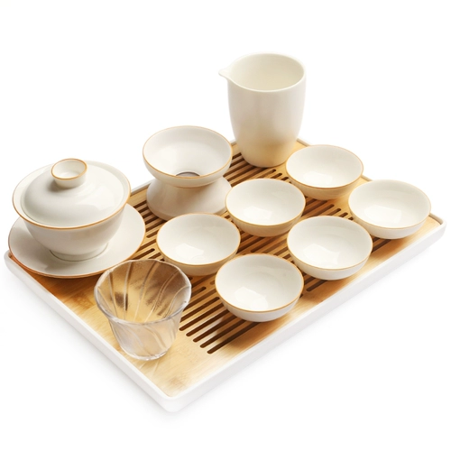 Глина, чайный сервиз, подарочная коробка, комплект, чашка, простой и элегантный дизайн
