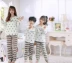 Cha mẹ-con Một bộ đồ ngủ mơ ước La dài tay của ba cô gái nhung san hô mùa thu và mùa đông flannel mẹ và con gái đặt mẹ và con bộ pijama Bộ Pajama