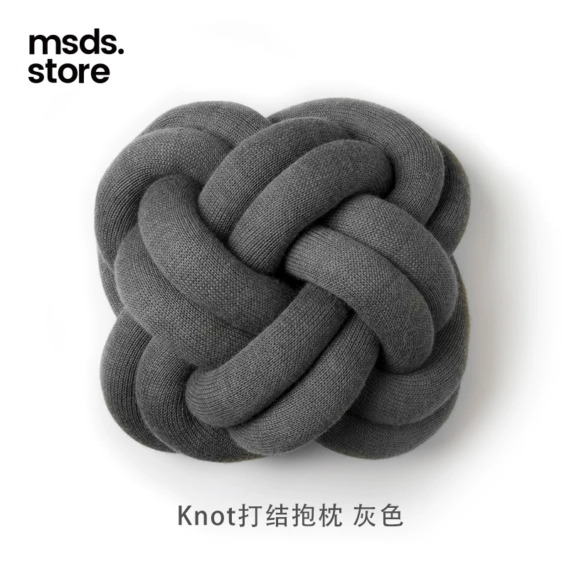 [СУЭд imported Design House Stockholm Knot завязывая подушка для дивана, домашний декоративный подушек]