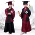 Trang phục học sinh của trẻ em, đồng phục học sinh Trung Quốc, lễ viết của nam và nữ, trang phục Han, trang phục, trẻ mới biết đi, đệ tử ba nhân vật, và quần áo của bác sĩ - Trang phục