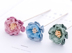Kẹp tóc phong cách retro phụ kiện tóc Hanfu trang phục hàng ngày phụ kiện vải hoa trang sức đẹp siêu cổ tích kẹp tóc cho bé gái Phụ kiện tóc