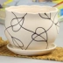 Sản phẩm mới Bình gốm hoa cực lớn Bình sứ trắng Khay có khay đa dạng kích thước đầy đủ chậu hoa đặc biệt - Vase / Bồn hoa & Kệ