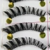 Nhật bản handmade lông mi giả tự nhiên dày mắt đuôi cộng với dài COS phần trong suốt gốc lông mi Lông mi giả