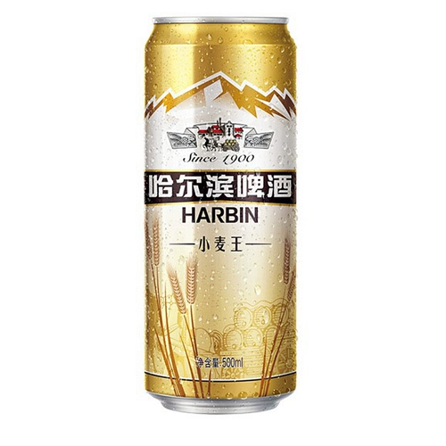 Harbin Wheat King Beer 500 мл 18 банок полная коробка полная коробка подлинных новых товаров Пекин Бесплатная доставка