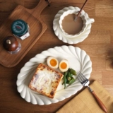 Корейская инса с кремом белый рельеф керамический посуда с высокой температурой вегетарианской фарфоровой блюда домашние блюда суп миска рыба тарелка кофе для завтрака чашка для завтрака