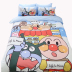 bánh mì đỏ Net Superman bông Pink Panther cartoon gia đình bốn trẻ em rửa giường ký túc xá lanh chăn bộ comforter - Bộ đồ giường bốn mảnh chăn ga gối đẹp Bộ đồ giường bốn mảnh