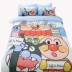 bánh mì đỏ Net Superman bông Pink Panther cartoon gia đình bốn trẻ em rửa giường ký túc xá lanh chăn bộ comforter - Bộ đồ giường bốn mảnh