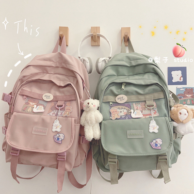 taobao agent Backpack, shoulder bag, brand universal one-shoulder bag, Korean style, for students, for secondary school