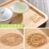 Nhật bản khay gỗ hình chữ nhật trà gia đình chén đĩa trái cây món ăn bằng gỗ bánh gỗ tấm bánh mì tấm gỗ rắn đĩa gỗ đẹp Tấm