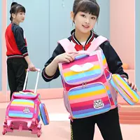 金迪猫 Школьный рюкзак для школьников, чемодан, универсальный наряд маленькой принцессы, лестница, надевается на плечо