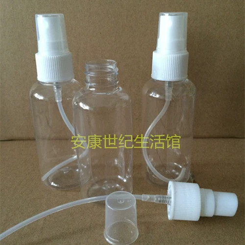 Длинный прозрачный пластиковый распылитель, косметическая бутылка, 60 мл