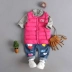 Trẻ em xuống cotton vest 2018 mùa thu và mùa đông mô hình chàng trai và cô gái quần áo trẻ em Hàn Quốc phiên bản của trẻ em nhỏ của vest bé ấm vest