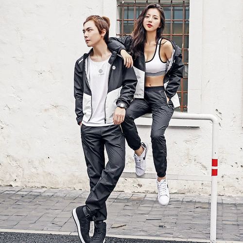 Форма, спортивный костюм для спортзала, комплект для влюбленных, штаны, для бега