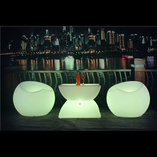 Прямая продажа светодиодного бара креативного стола стул Camellia Seven Color Stool Shop KTV Outdoor Entaina