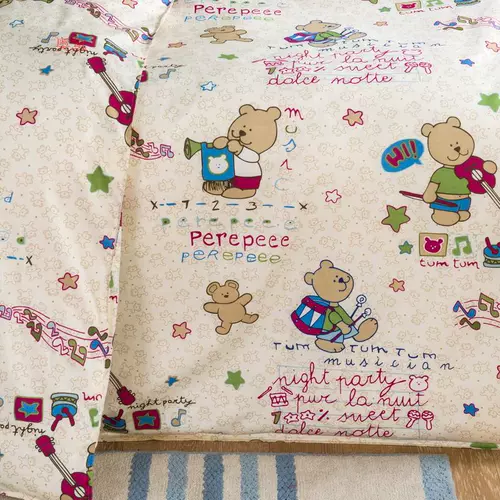 Детский хлопковый мультяшный пододеяльник для детского сада для сна для младенца