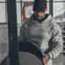 Cơ bắp đội trưởng áo len thể thao nam đào tạo bóng rổ lỏng lẻo hoodie mùa thu thể dục chạy áo khoác - Thể thao lông cừu / jumper hoodie cặp Thể thao lông cừu / jumper