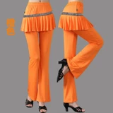 Юбка, осенние штаны для взрослых, блестки для ногтей, штаны-клёш, средняя посадка