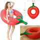 Bơi vòng người lớn siêu cộng với 200 pound chất béo squat dưới vòng dày vòng dễ thương inflatable phao cứu sinh float phao trẻ em Cao su nổi