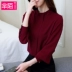 Xuân-Hè 2018 phiên bản Hàn Quốc mới của áo sơ mi rộng đáy rộng có cổ rộng sơ mi nữ cổ áo sơ mi voan dài tay hoang dã quần túi hộp nữ Cộng với kích thước quần áo