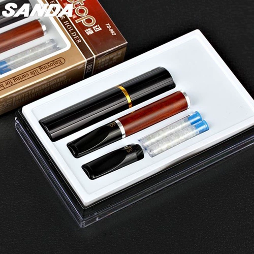 Сигареты San Da TS-882 можно заменить на основные деревянные высокоэффективные двойные сигаретные фильтр 29 Сигаретных ядра.