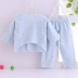 Quần áo sơ sinh tu sĩ phù hợp với quần áo cotton mùa thu đông bé sơ sinh quần lót trẻ sơ sinh 0-3 tháng quần áo