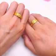 Cặp vợ chồng Shajin Việt Nam mở nhẫn đầy sao cho nam và nữ Vàng bạch kim vàng mô phỏng trang sức đồng xu vàng trong một thời gian dài không phai