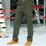 Хлопковые износостойкие штаны для работы, осенние, защита от ожогов, увеличенная толщина