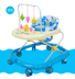 Baby walker xe đẩy có thể gắn kết 6-7-18 tháng đa chức năng chống rollover bé giúp trẻ em âm nhạc Xe đẩy / Đi bộ