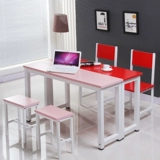 Простая и современная тренировочная стола для сотрудников длинные столы Студенты и председатель одиночного двойного стола офисной конференции таблицы компьютер