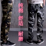 春秋夏季男士纯棉薄款工作裤劳保迷彩服裤子工装裤加肥工作服长裤