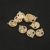 Подвеска, серьги, аксессуар ручной работы, аксессуары, золото 14 карат, не выцветает