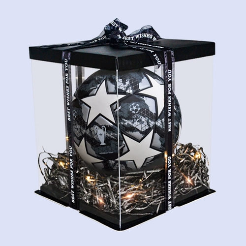 Детская футбольная подарочная коробка для мальчиков, упаковка для тренировок, подарок на день рождения