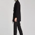 2019 thu đông za mới áo len ren đen mới của phụ nữ áo khoác ngắn màu xám nữ ra 7522263 - Áo khoác ngắn