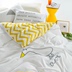 Ins đơn giản Bắc Âu vịt cotton bốn mảnh bộ đồ giường cotton sheets giường 1.2 1.2 m ba mảnh Bộ đồ giường bốn mảnh