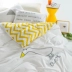 Ins đơn giản Bắc Âu vịt cotton bốn mảnh bộ đồ giường cotton sheets giường 1.2 1.2 m ba mảnh chăn ga gối đệm Bộ đồ giường bốn mảnh