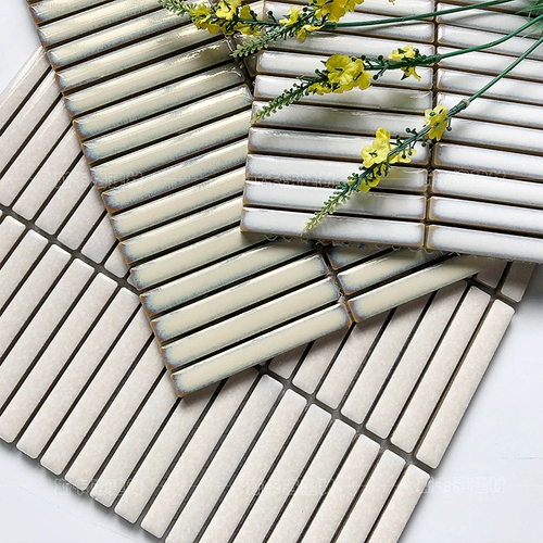 Мозаичный кирпичный кирпич седьмой старый магазин более 20 цветов зеленой длинной керамической мозаичной плитка плитка для ванной комнаты