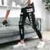 Mua một gửi tất cả các ống căng jeans nam mùa xuân và mùa thu mùa hè trung niên cao eo sâu người đàn ông giản dị của quần phần mỏng lỏng Cao bồi