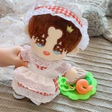 Красная цветная кукла, милая юбка, комплект с аксессуарами, 20см