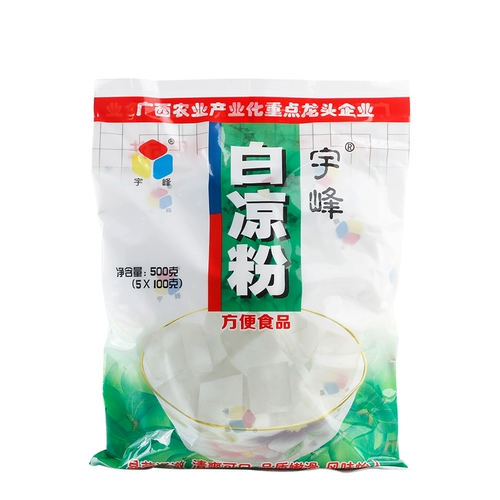 Yufeng White Jelly 500G Бело -желе с желе, сырье, порошок прозрачный желе порошко