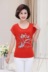 Phụ nữ trung niên của mùa hè ngắn tay T-Shirt trung niên modal bông áo sơ mi mẹ ăn mặc mùa hè cotton từ bi áo vest nữ trung niên Phụ nữ cao cấp