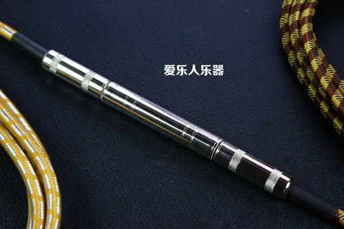 Металлическая гитарная пара кабелей пары металлической двойной линии линии линии линии головки для подключения к соединению 6.5 6.35