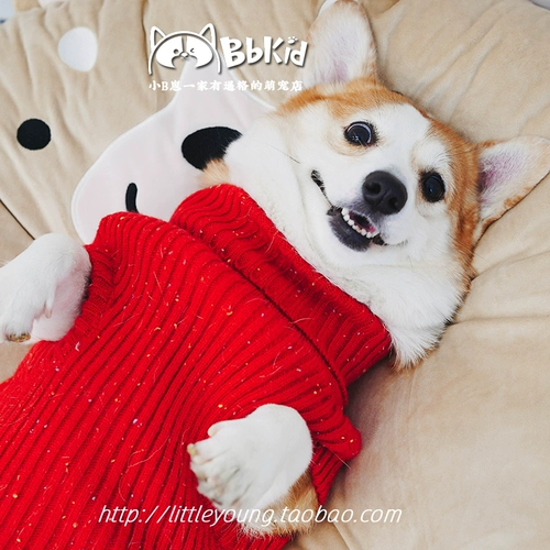 Little B Cub, Limited Snoopy Pet Sweater Zhenghong новогодний рубашка, Corgi Mao Ball, осенний и зимний высокий