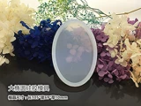 Прямоугольная круглая силиконовая форма, DIY, поделки ручной работы, зеркальный эффект