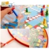 Bóng gỗ hai trong một cây bút từ mê cung trò chơi đi bộ 3-4-5 tuổi trẻ em giáo dục sớm đồ chơi giáo dục - Đồ chơi IQ