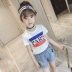 Cô gái denim bib mùa hè ăn mặc 2018 cô gái mới dây đeo quần short Hàn Quốc phiên bản của trẻ em lớn của nước ngoài không khí lỏng phần mỏng chân váy bò bé gái  Quần jean