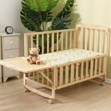 Для кроватки, детская двухэтажная кроватка из натурального дерева для кровати, колыбель, москитная сетка