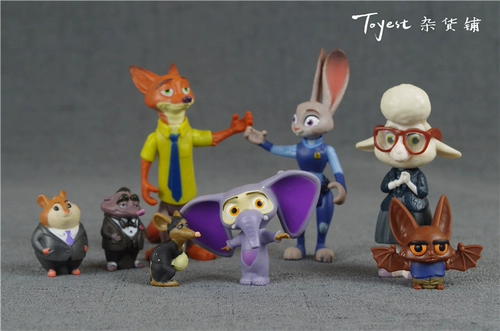 [Toyest] Мобильная кукла Crazy Animal City подлинная модель Zootpia Zootopia Nick Judy Toys